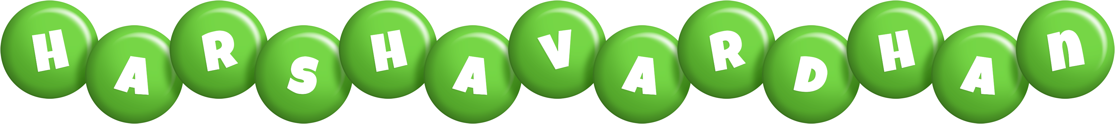Harshavardhan candy-green logo