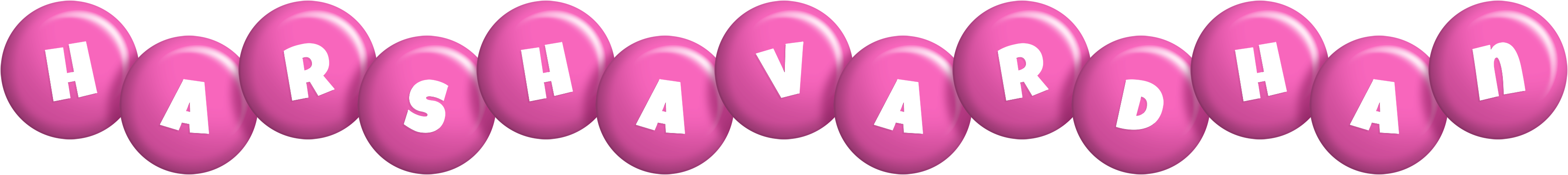 Harshavardhan candy-pink logo