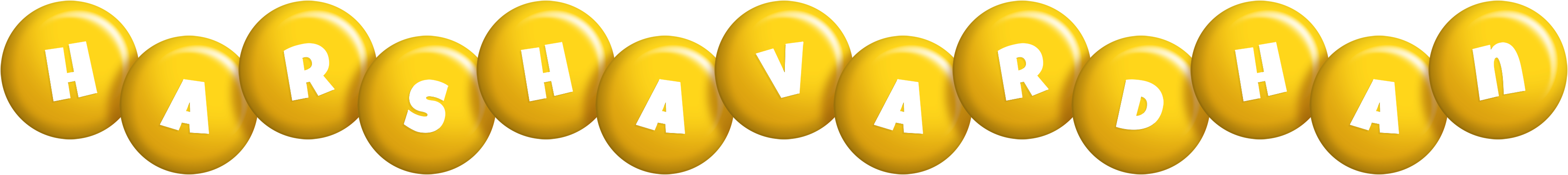 Harshavardhan candy-yellow logo