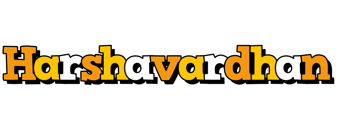Harshavardhan cartoon logo