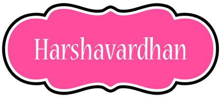 Harshavardhan invitation logo