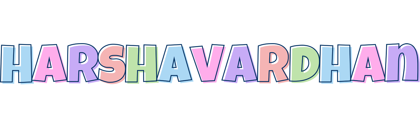 Harshavardhan pastel logo