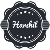 Harshil badge logo