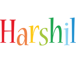 Harshil birthday logo