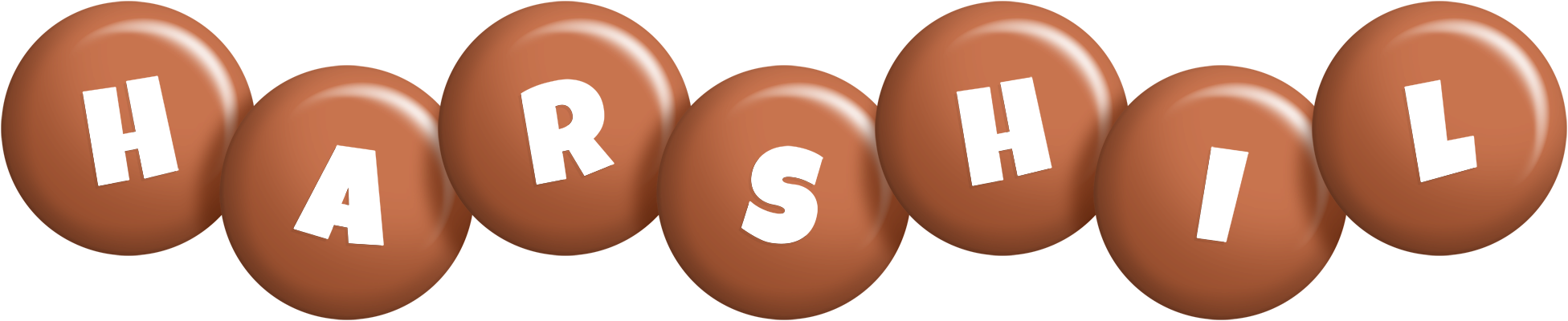 Harshil candy-brown logo