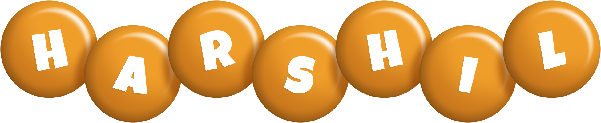 Harshil candy-orange logo