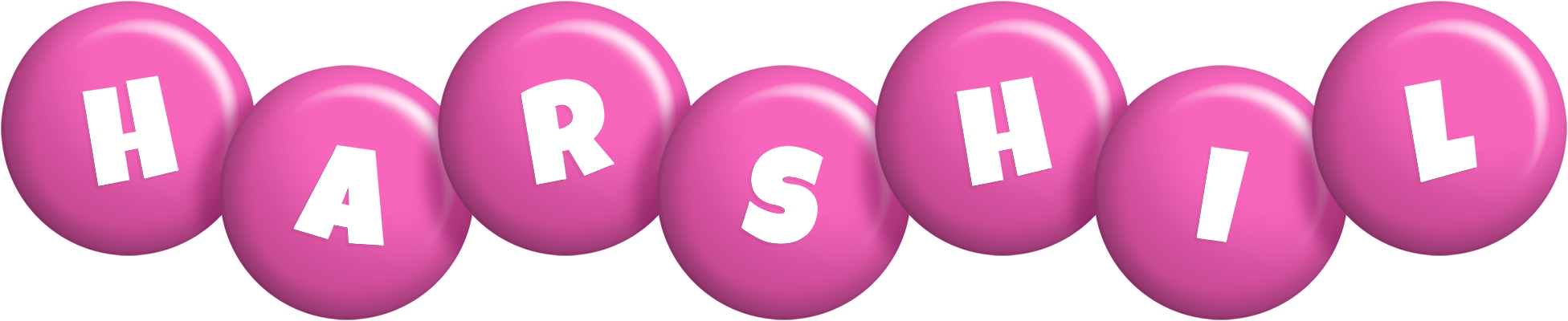 Harshil candy-pink logo
