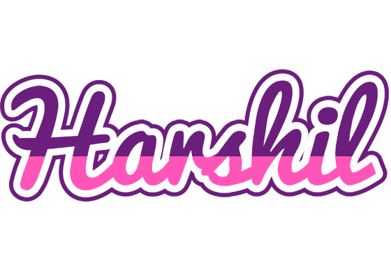 Harshil cheerful logo