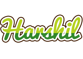 Harshil golfing logo