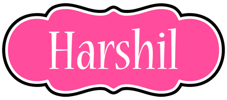 Harshil invitation logo