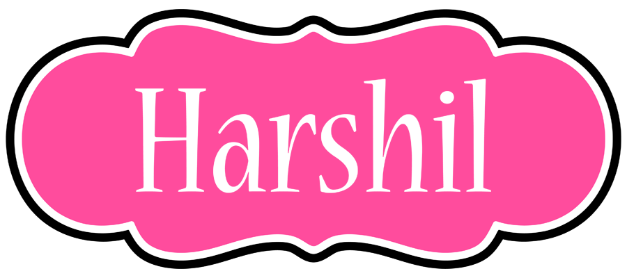 Harshil invitation logo