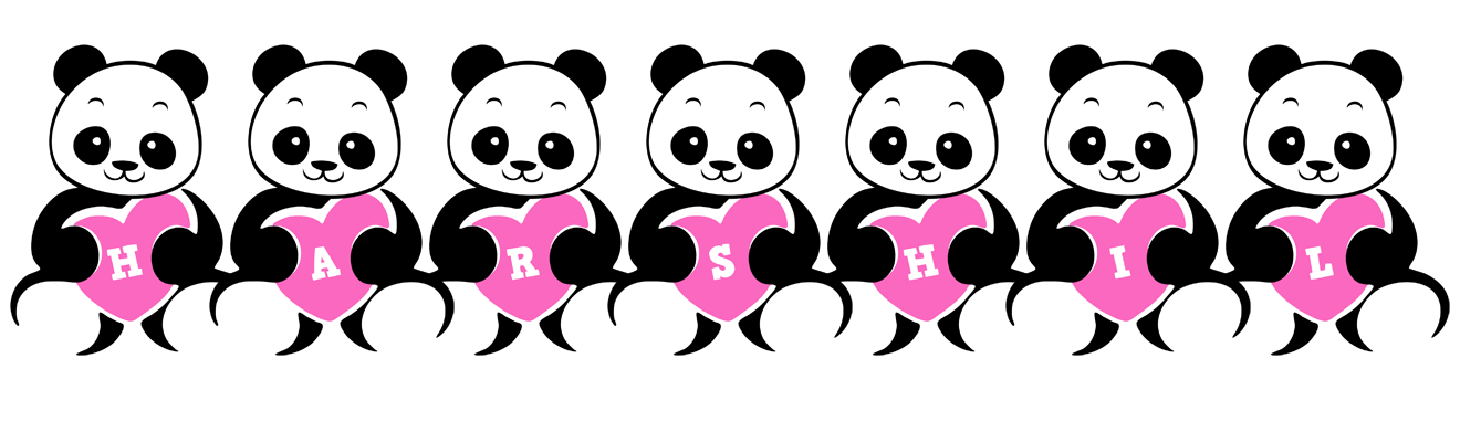 Harshil love-panda logo