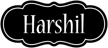 Harshil welcome logo