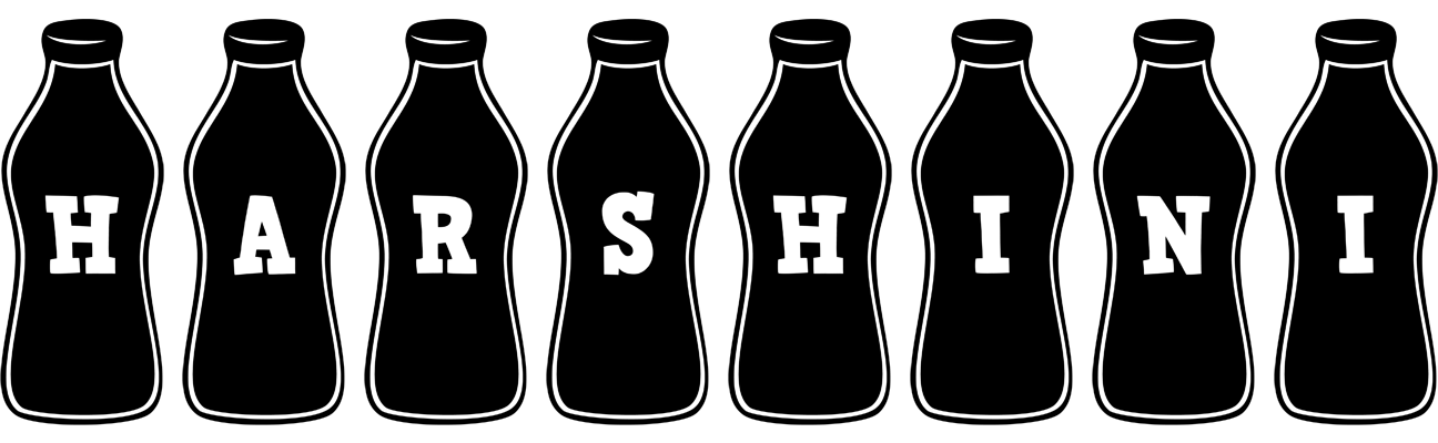 Harshini bottle logo