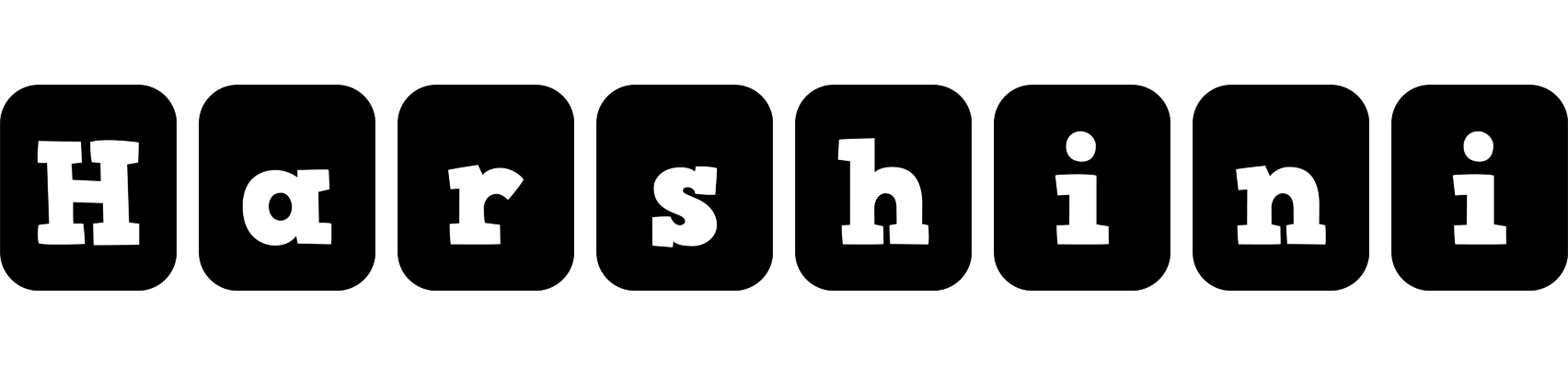 Harshini box logo