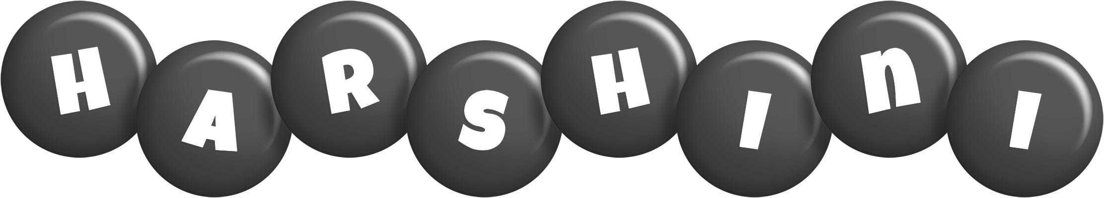Harshini candy-black logo