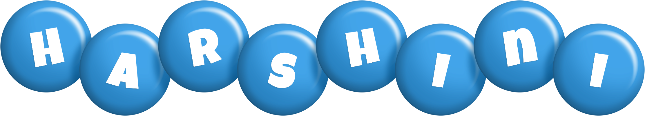 Harshini candy-blue logo