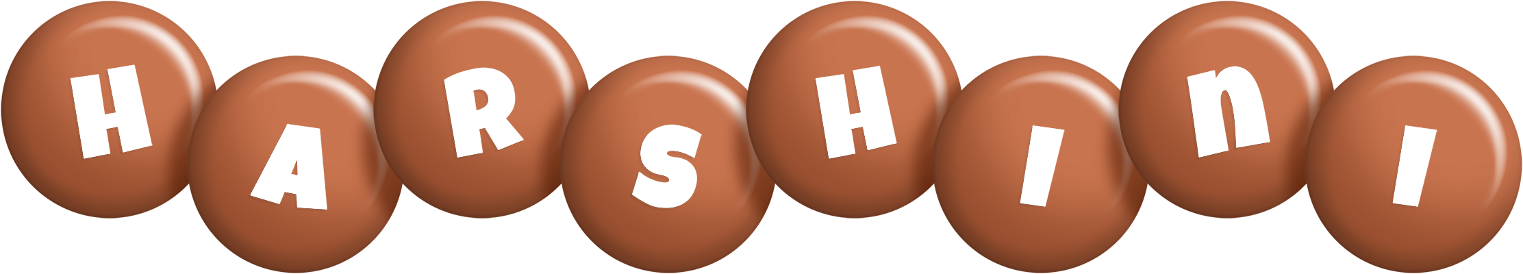 Harshini candy-brown logo
