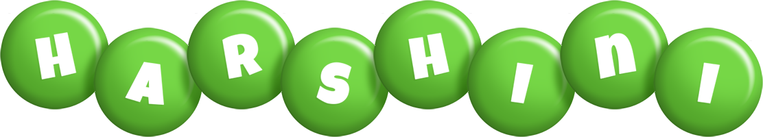 Harshini candy-green logo