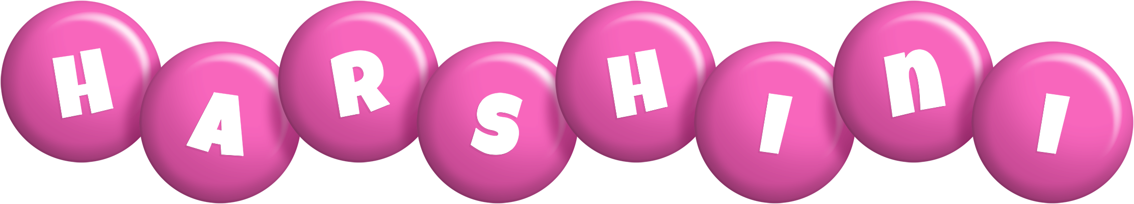 Harshini candy-pink logo
