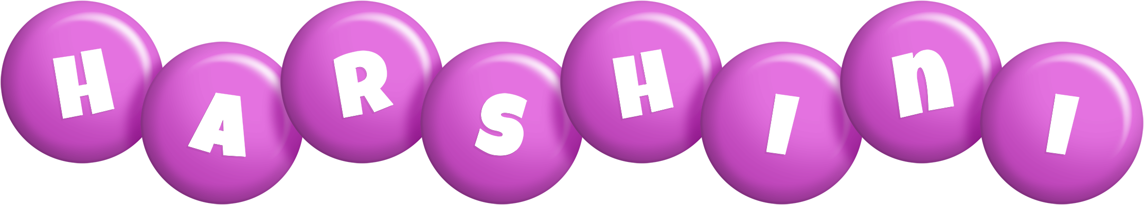 Harshini candy-purple logo