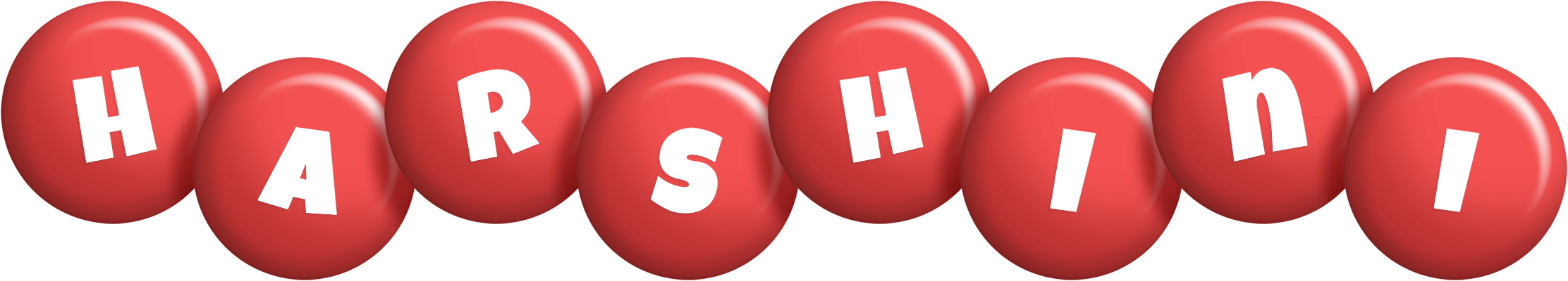 Harshini candy-red logo