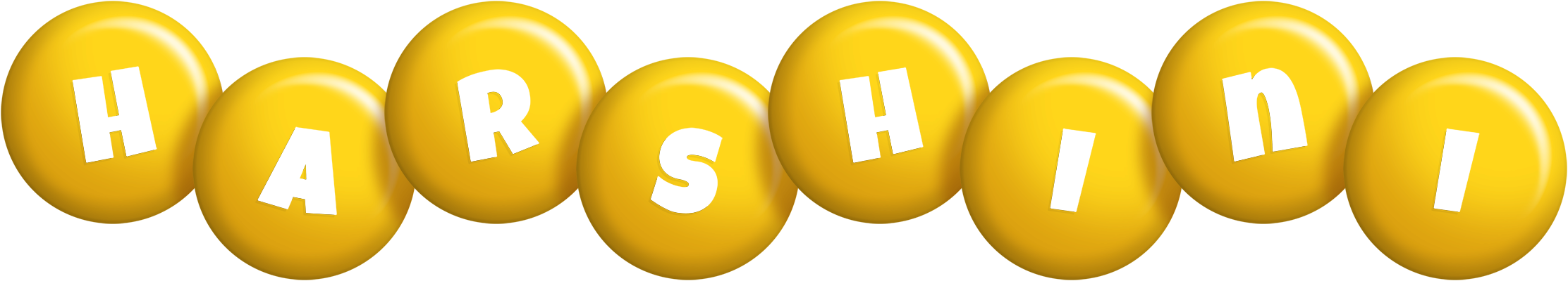Harshini candy-yellow logo