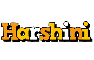 Harshini cartoon logo