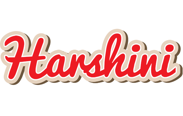 Harshini chocolate logo