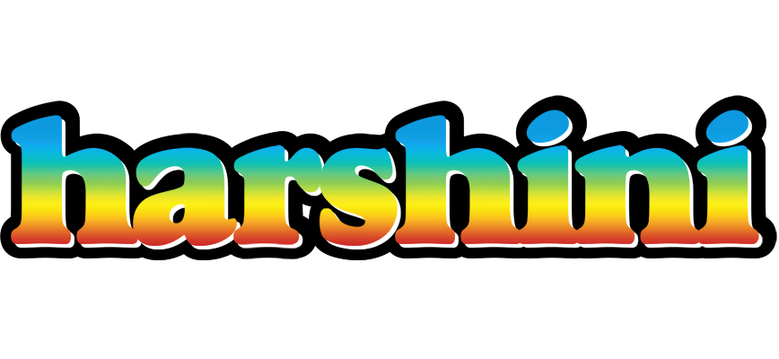 Harshini color logo