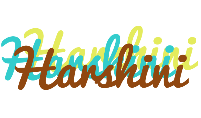 Harshini cupcake logo