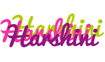 Harshini flowers logo