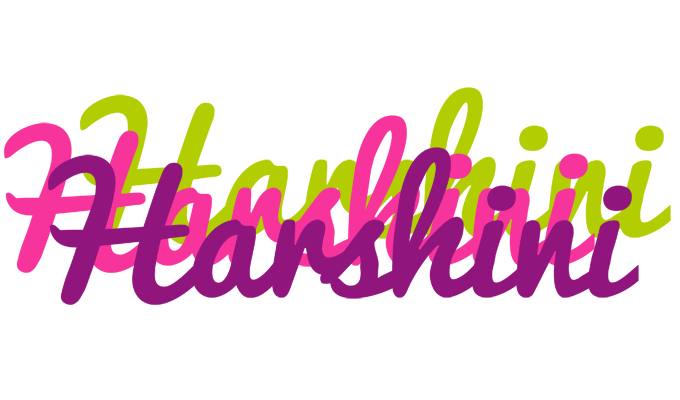Harshini flowers logo