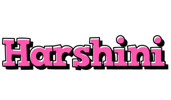 Harshini girlish logo