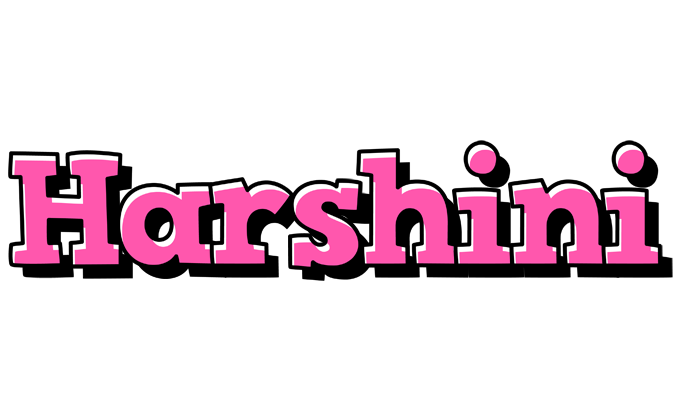 Harshini girlish logo