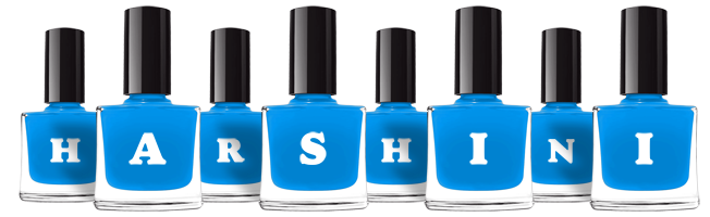 Harshini glossy logo