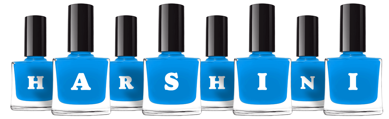 Harshini glossy logo