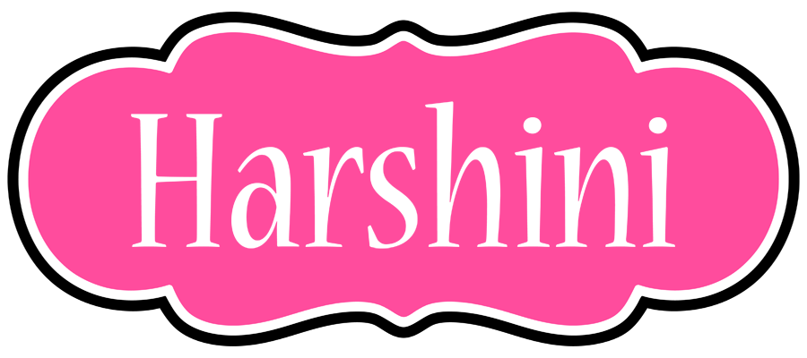 Harshini invitation logo
