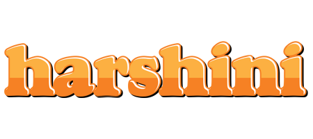 Harshini orange logo