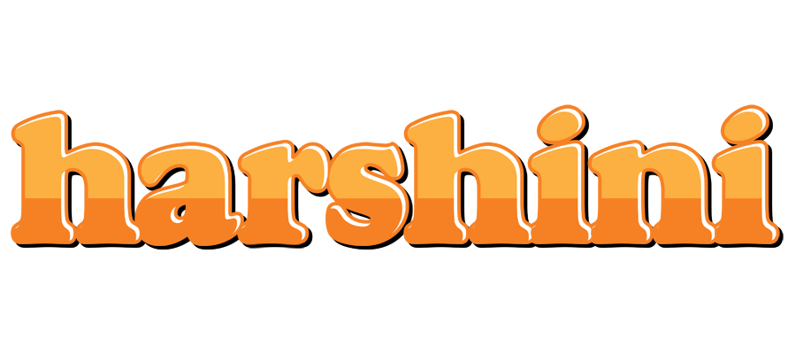 Harshini orange logo