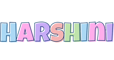 Harshini pastel logo