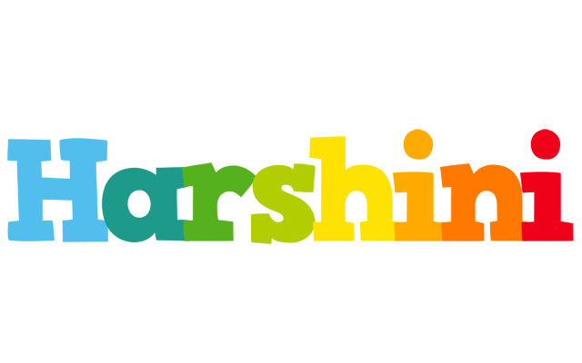 Harshini rainbows logo