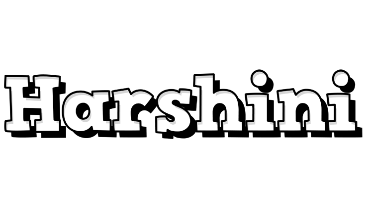 Harshini snowing logo