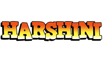 Harshini sunset logo