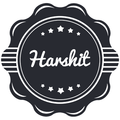 Harshit badge logo