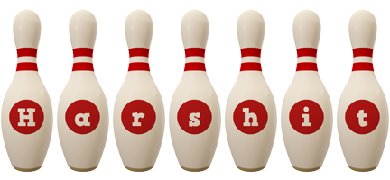 Harshit bowling-pin logo