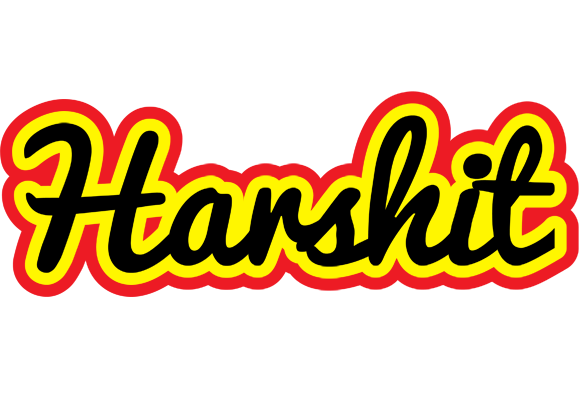 Harshit flaming logo