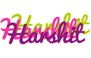Harshit flowers logo
