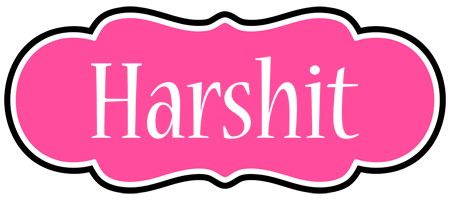 Harshit invitation logo