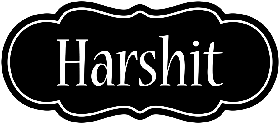 Harshit welcome logo